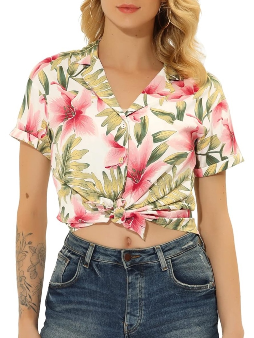 Tropical Print Shirt